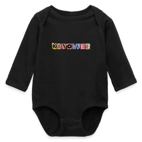 KAYOHVEE SCRAPBOOK CAMO (Double Sided + Sleeve) - Long Sleeve Baby Bodysuit