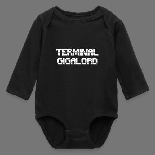 Terminal Gigalord ASCII - Long Sleeve Baby Bodysuit