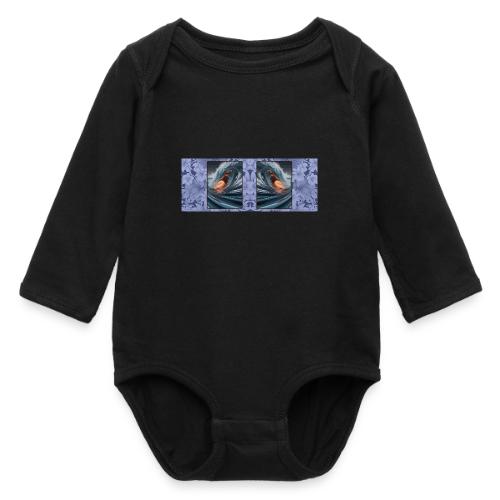 Copper Light Wave - Long Sleeve Baby Bodysuit