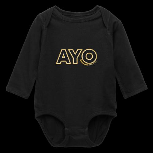 AyoGaming's Logo v1 - Long Sleeve Baby Bodysuit