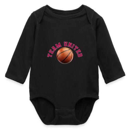 Team United Basketball Unity Design - Long Sleeve Baby Bodysuit