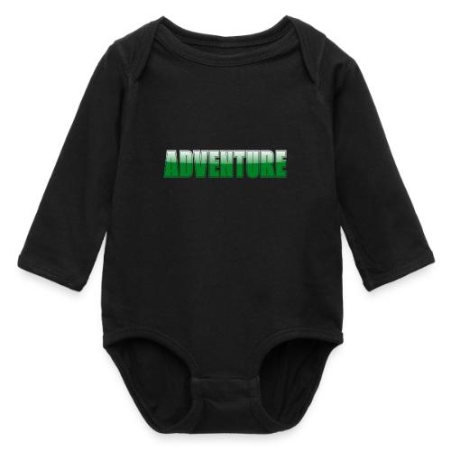 Adventure Typography Design for Apparel - Long Sleeve Baby Bodysuit