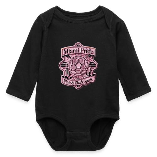 Miami City Pride T Shirt, Vibrant City Pride Gift - Long Sleeve Baby Bodysuit
