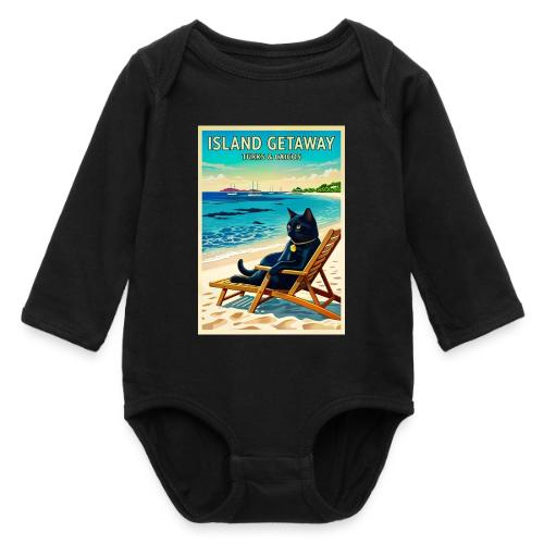 Caribbean Island Getaway - Long Sleeve Baby Bodysuit