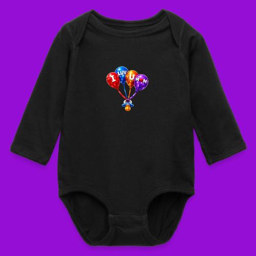 Balloon Love❤️ - Long Sleeve Baby Bodysuit