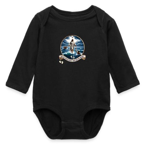 Walking On Water Faith T Shirt, Christian Miracle - Long Sleeve Baby Bodysuit