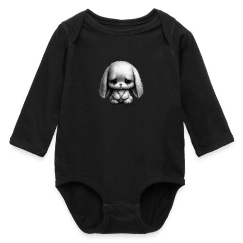 Sad Puppy Meme with Puppy Standing - Long Sleeve Baby Bodysuit