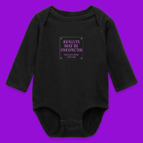 Results - Neon Purple - Long Sleeve Baby Bodysuit