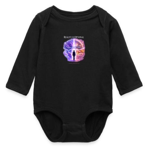 Reality Is Optional Cosmic Reality Shifting Portal - Long Sleeve Baby Bodysuit