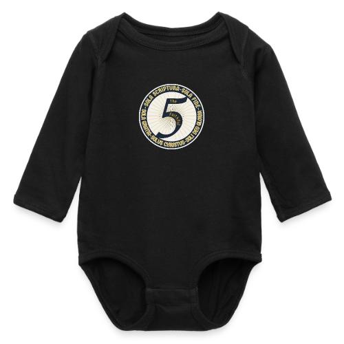 The Faithful Five - Five Sola's of the Reformation - Long Sleeve Baby Bodysuit