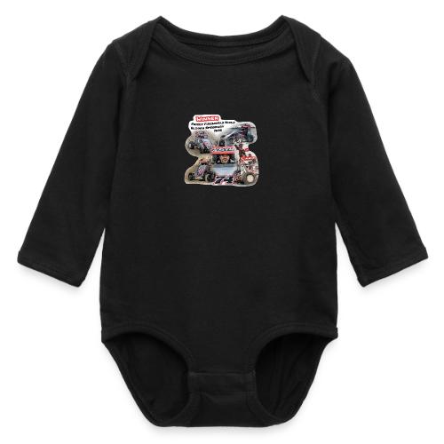 Luke Hall - Eldora Speedway FFN#1 Design 1 - Long Sleeve Baby Bodysuit