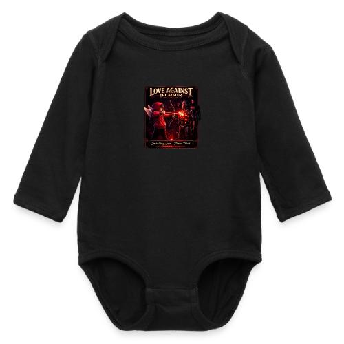 Love Against The System – Cyberpunk Art - Long Sleeve Baby Bodysuit