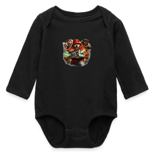 Urban Beat Dog Heroes - Long Sleeve Baby Bodysuit