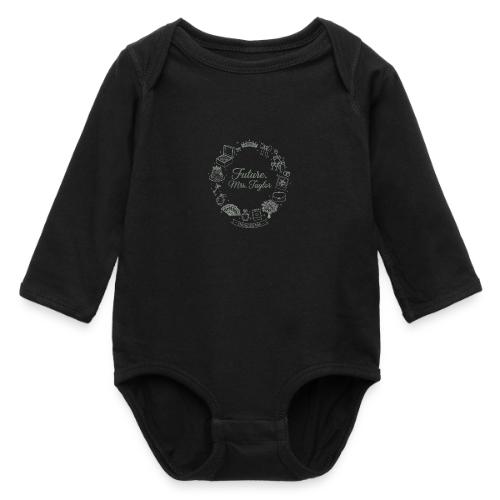 Future Mrs Minimalist Bridal Line Art - Long Sleeve Baby Bodysuit
