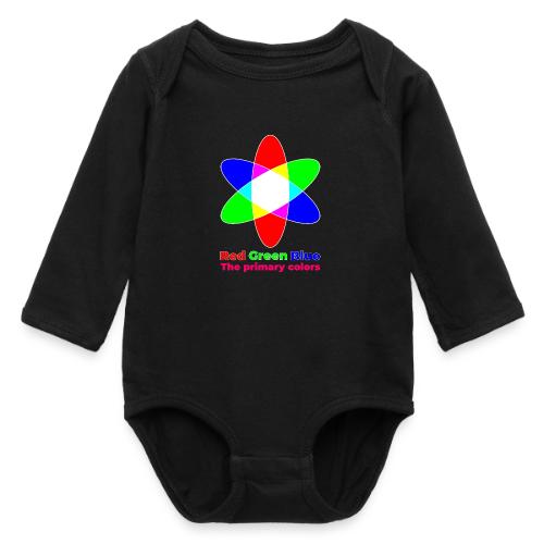 Primary colors: RGB Origins - Long Sleeve Baby Bodysuit