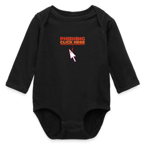 Phishing: Hooked by Deception - Long Sleeve Baby Bodysuit