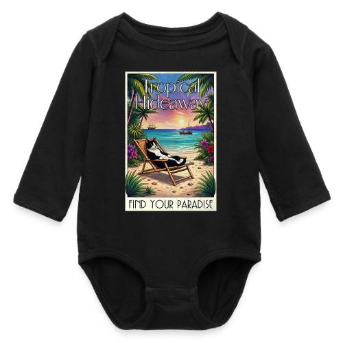 Tropical Hideaway - Long Sleeve Baby Bodysuit