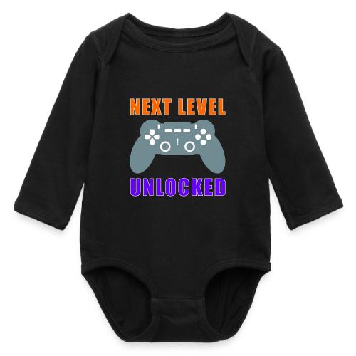 Next Level Unlocked Gamer Design - Long Sleeve Baby Bodysuit