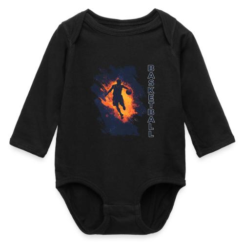 Basketball Focus - Long Sleeve Baby Bodysuit