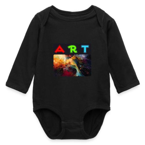 Waves of Art - Long Sleeve Baby Bodysuit