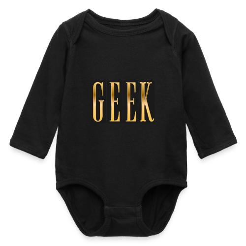 Proudly Geek - Long Sleeve Baby Bodysuit