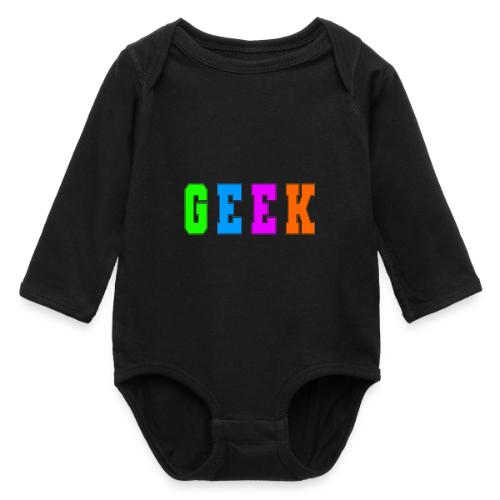 Certified Geek Mode - Long Sleeve Baby Bodysuit