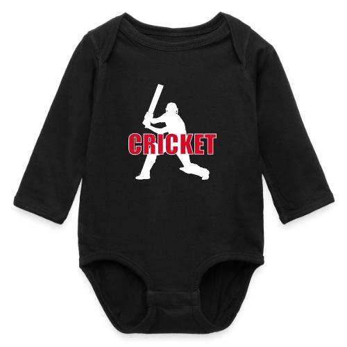 Power Play Cricket - Long Sleeve Baby Bodysuit