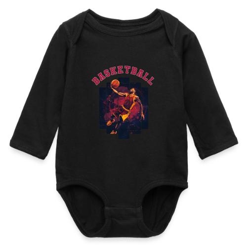 Basketball Spirit - Long Sleeve Baby Bodysuit