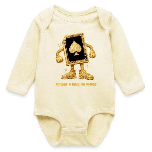 Forget A King I'm An Ace - Long Sleeve Baby Bodysuit