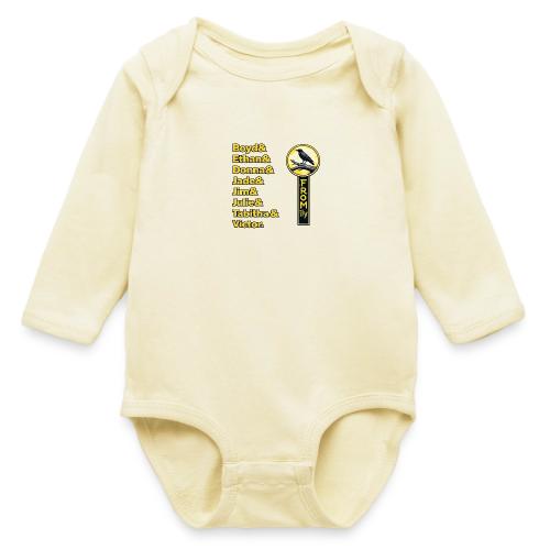 Fromily + Storywalker (front and back) - Long Sleeve Baby Bodysuit