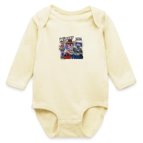 Rico Abreu #LetsRaceTwo Winner - Long Sleeve Baby Bodysuit
