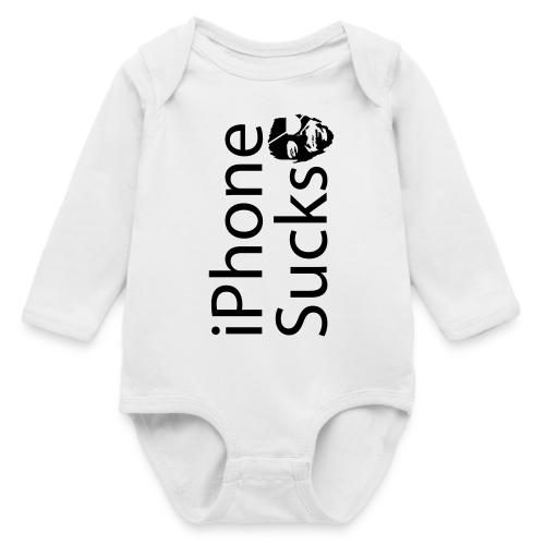 iPhone Sucks - Long Sleeve Baby Bodysuit