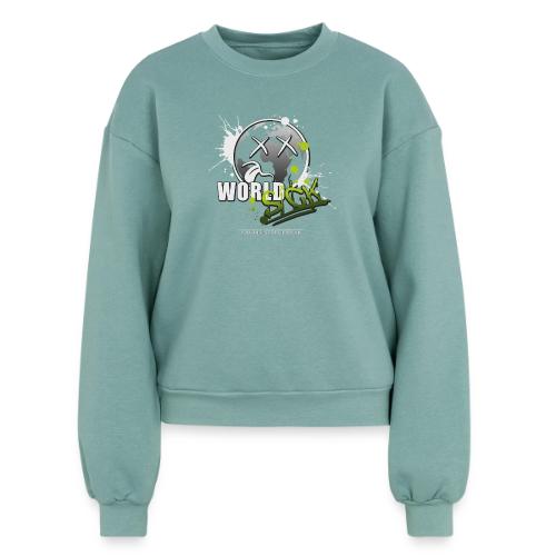 world sick - Women's Fleece Crewneck Sweatshirt