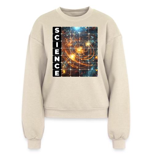 Golden Core of Science - Women's Fleece Crewneck Sweatshirt