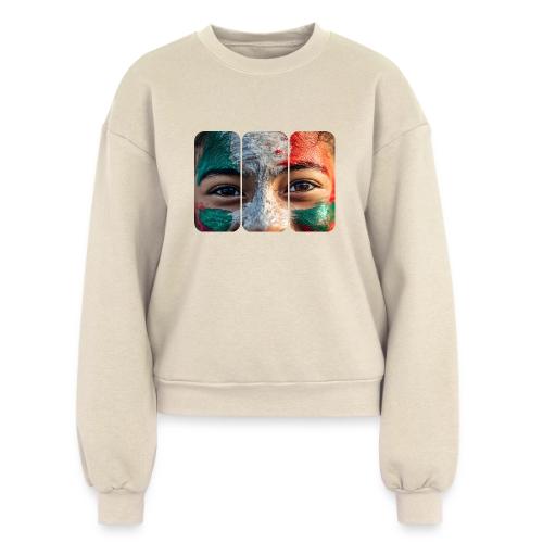Colors of México - Women's Fleece Crewneck Sweatshirt