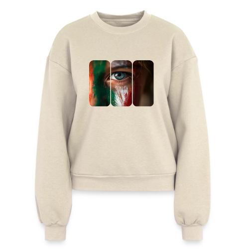 Mexico: Pride in Three Colors - Women's Fleece Crewneck Sweatshirt