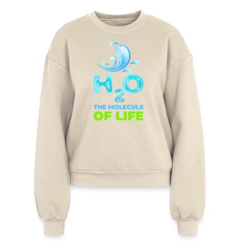 The Molecule of Life - Women's Fleece Crewneck Sweatshirt