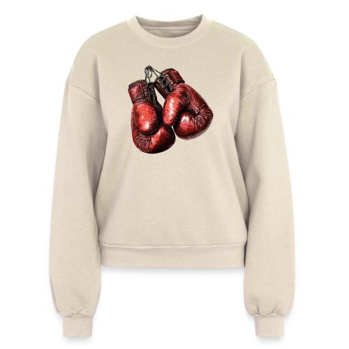 Legacy Boxing Gloves - Women's Fleece Crewneck Sweatshirt