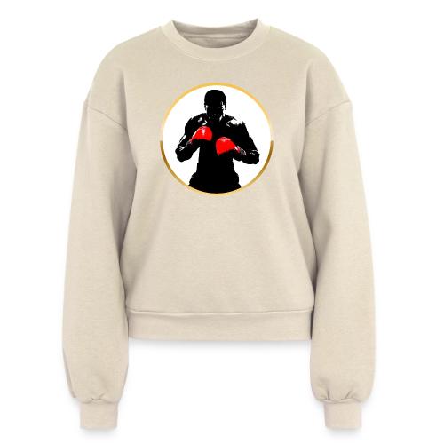 Boxing: Golden Ring Fighter - Women's Fleece Crewneck Sweatshirt
