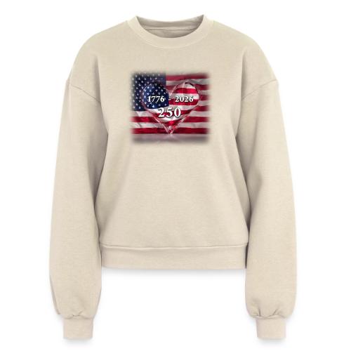 1776-2026 | 250 Years USA - Women's Fleece Crewneck Sweatshirt