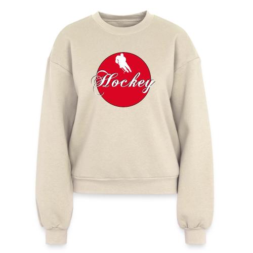 Hockey: Puck Zone - Women's Fleece Crewneck Sweatshirt