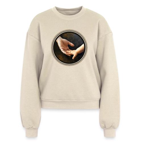 Hand in hand - Women's Fleece Crewneck Sweatshirt