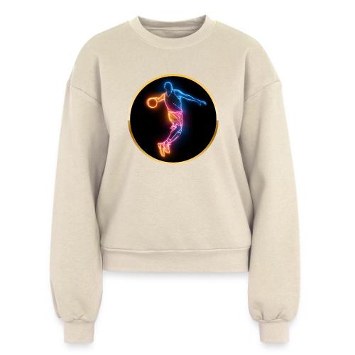 Basketball: Slam Dunk Afterglow - Women's Fleece Crewneck Sweatshirt