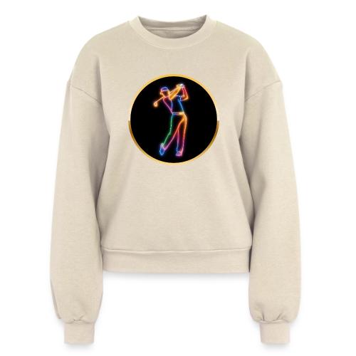 Golf: Spectrum Swing - Women's Fleece Crewneck Sweatshirt