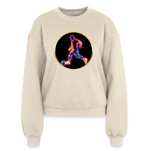 Virtual Football Hero - Women's Fleece Crewneck Sweatshirt