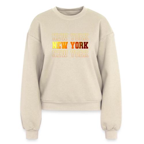 New York Varsity Echo - Women's Fleece Crewneck Sweatshirt