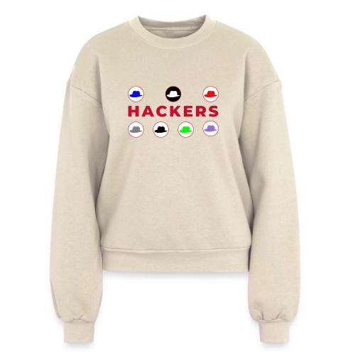 The Spectrum of Hackers - Women's Fleece Crewneck Sweatshirt