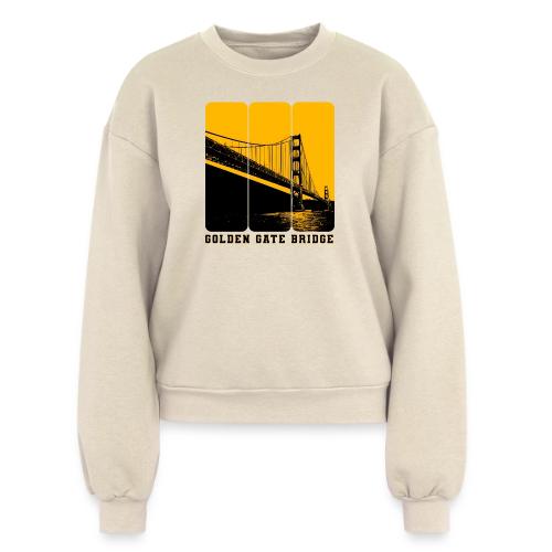 Golden Gate Bold Icon - Women's Fleece Crewneck Sweatshirt