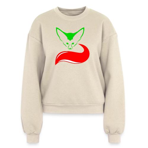 The Fennec, the Desert Fox of Algeria - Women's Fleece Crewneck Sweatshirt