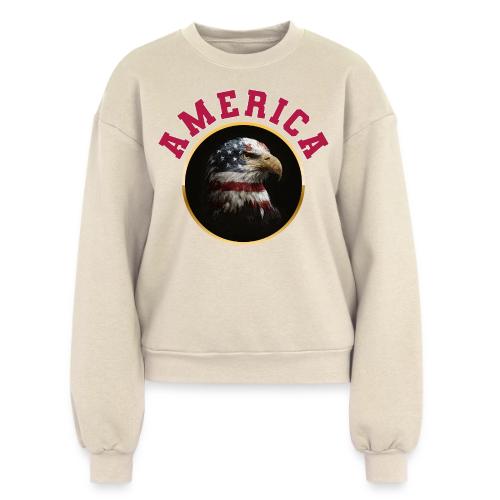 America Soars - Women's Fleece Crewneck Sweatshirt